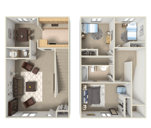 our apartments have a variety of floor plans to choose from